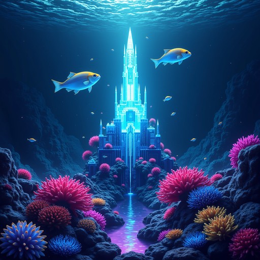 Free Digital Atlantis Rising Photo - Underwater, Digital, Spire ...