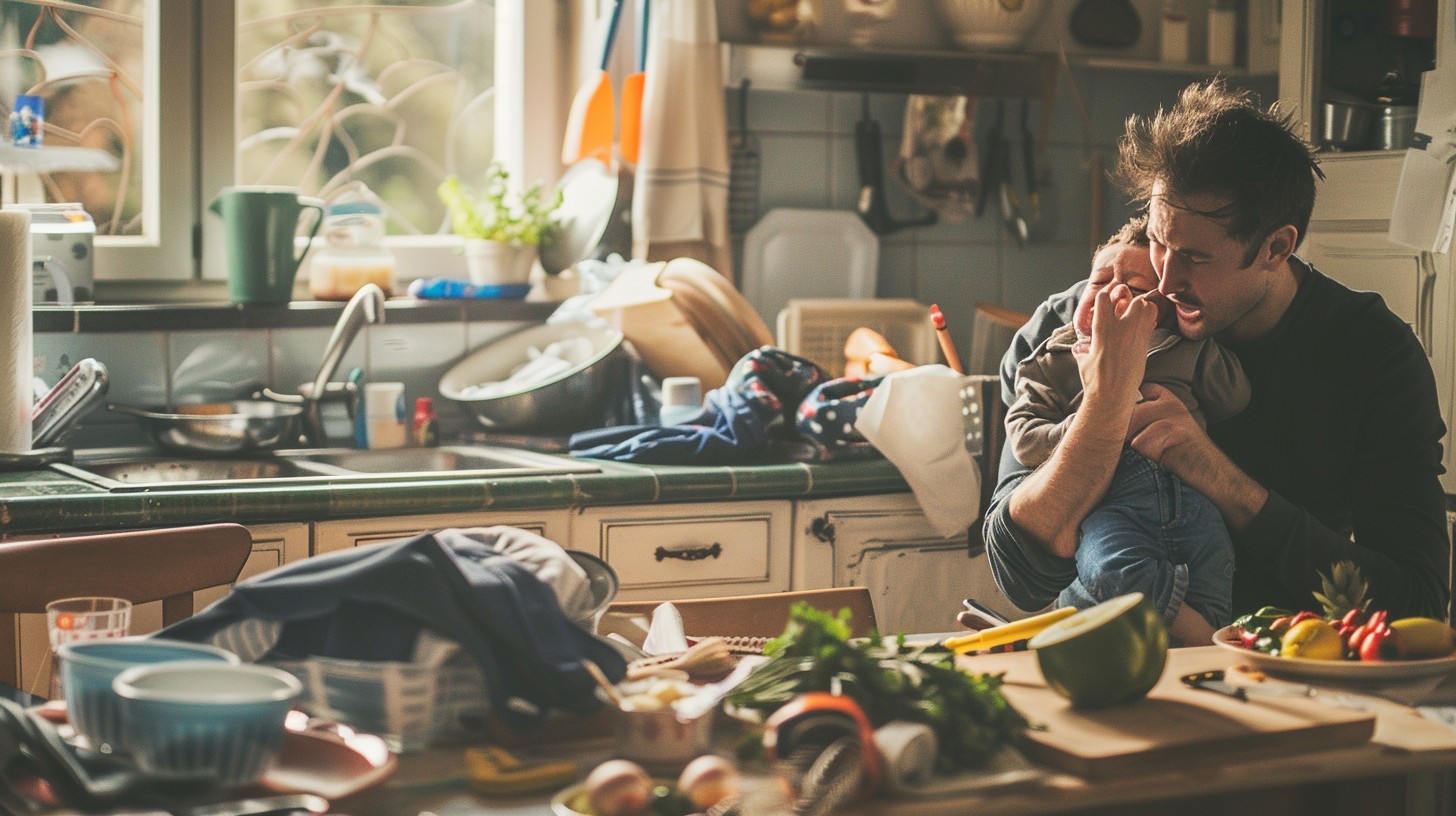 Free Messy Kitchen Scene Image - Kitchen, Chaos, Overwhelmed | Download ...