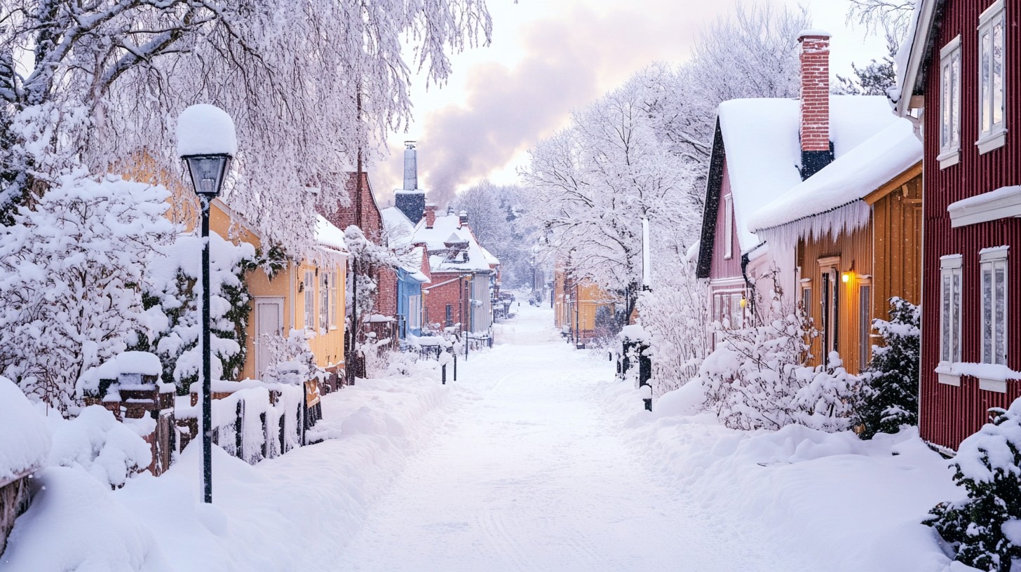 Free Snowy Winter Street Image - Snow, Winter, Street | Download at ...