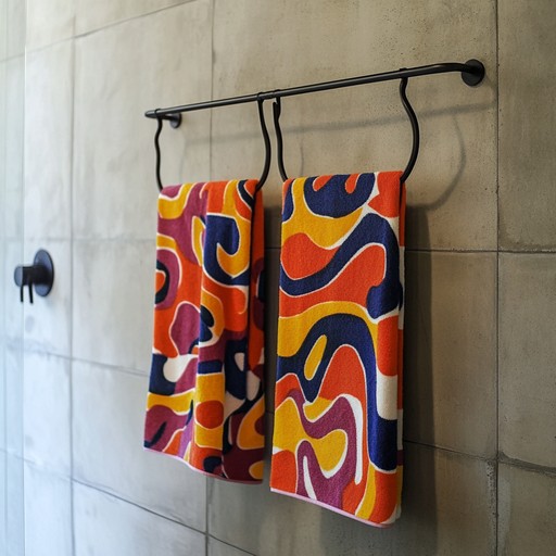 Free Colorful hanging towels Image - Towels, Colorful, Pattern ...