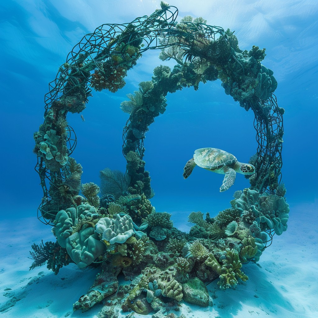 Free Underwater Turtle Display Image - Underwater, Turtle, Reef ...