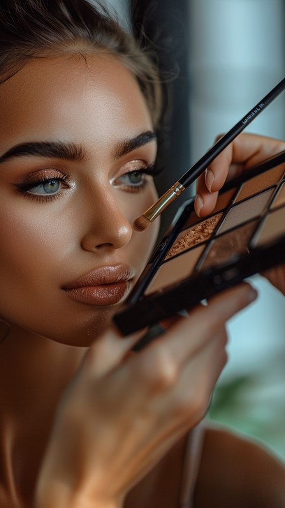 Free Elegant makeup application Image - Makeup, Beauty, Elegance ...