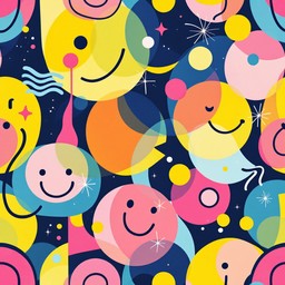 Smiley Color Shape Free Colorful Smiley Pattern Image - Smiley, Geometric, Yellow ...