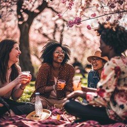 Free Joyful Spring Gathering Image - Friends, Laughter, Spring ...