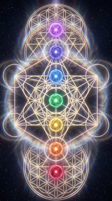 Free Sacred Chakra Geometry Image - Chakra, Meditation, Spiritual ...