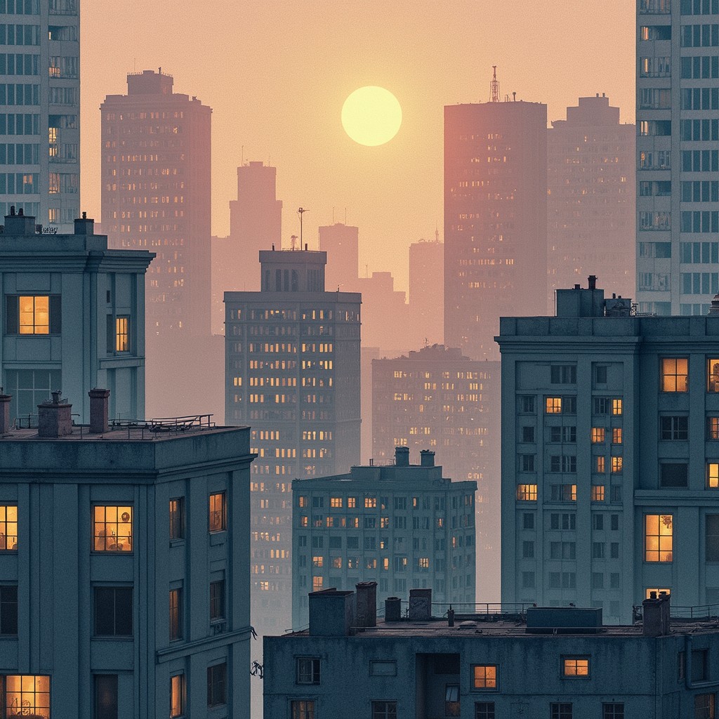 Free Urban Sunrise Glow Image - Cityscape, Sunrise, Urban | Download at ...