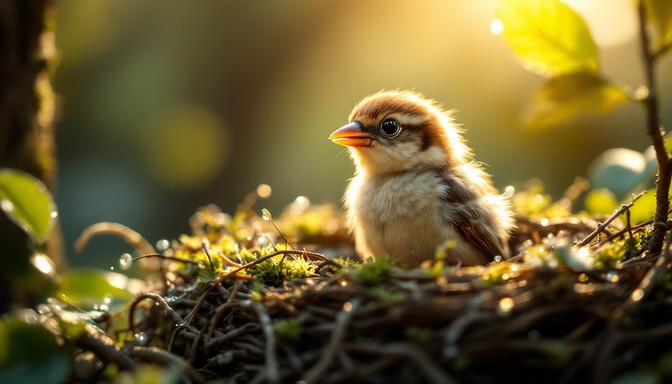 Free Hopeful Baby Bird Image - Bird, Nestling, Nature | Download at ...