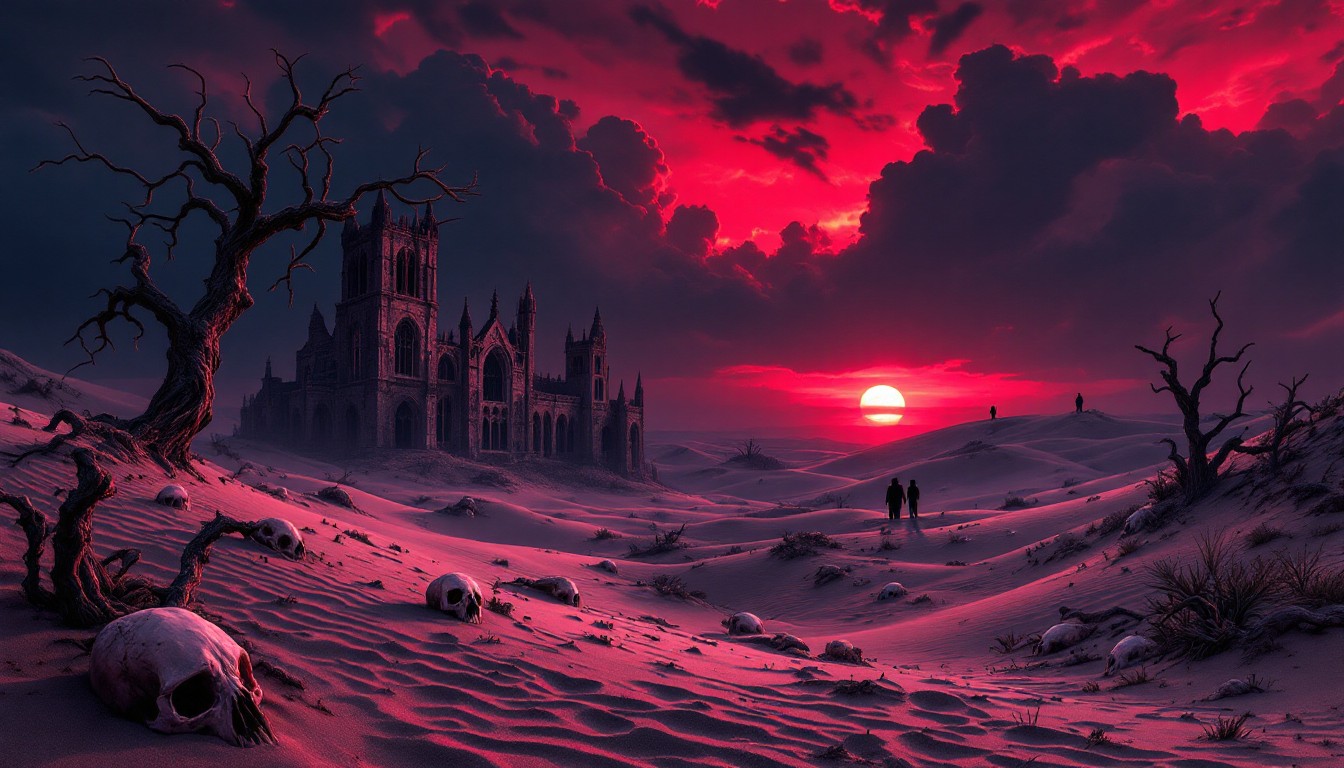 Free Gothic Desert Dusk Image - Gothic, Cathedral, Ruins | Download at ...