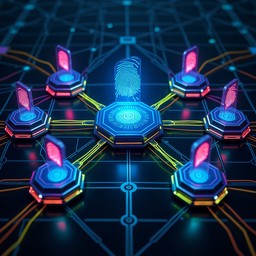 Free Neon Security Matrix Image - Cyberpunk, Network, Security ...