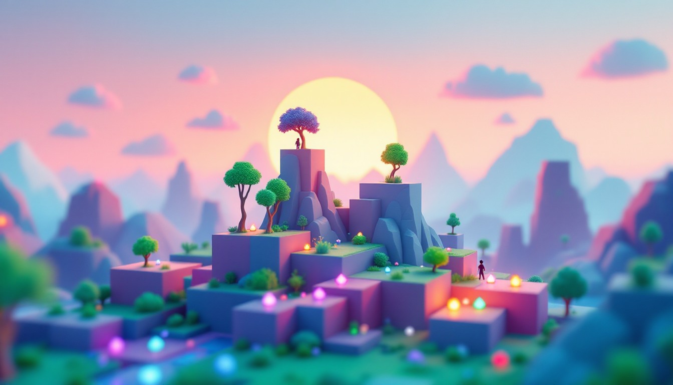 Free Pixel Art Paradise Image - Pixel, Voxel, Retro | Download at StockCake