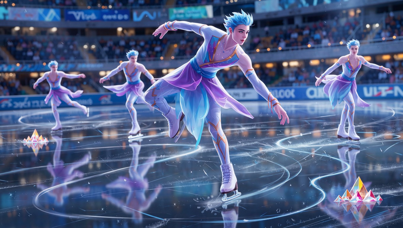 Cosmic Ice Free Cosmic Ice Dancing Image - Skaters, Ethereal, Cosmic | Download at ...