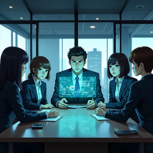 Free Anime Business Meeting Image - Anime, Business, Meeting | Download ...