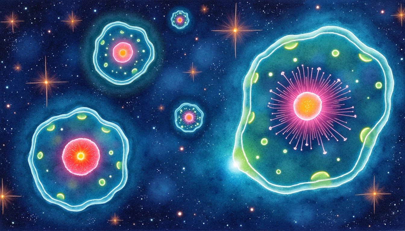 Free Cells Meet Cosmos Image - Cellular, Cosmic, Watercolor | Download ...