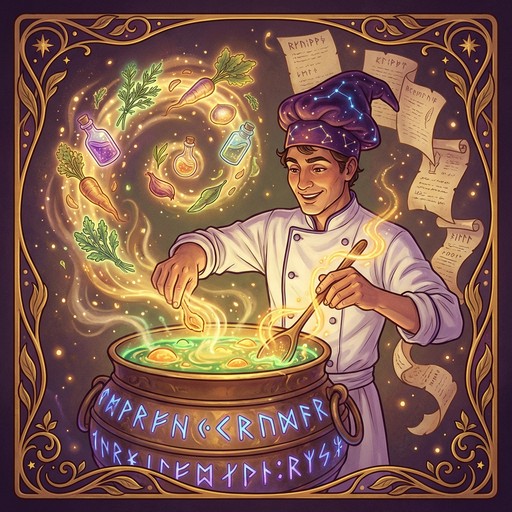 Magical Cooking/recipes Free Magical Culinary Enchantment Image - Magical, Chef, Fantasy ...