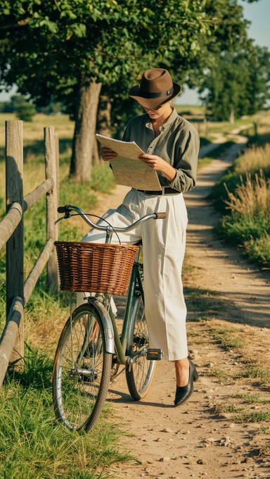 Free Countryside map pause Image - Bicycle, Countryside, Path ...