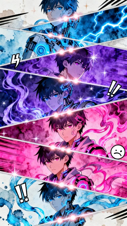 Free Chromatic Transformation Sequence Image - Anime, Manga ...