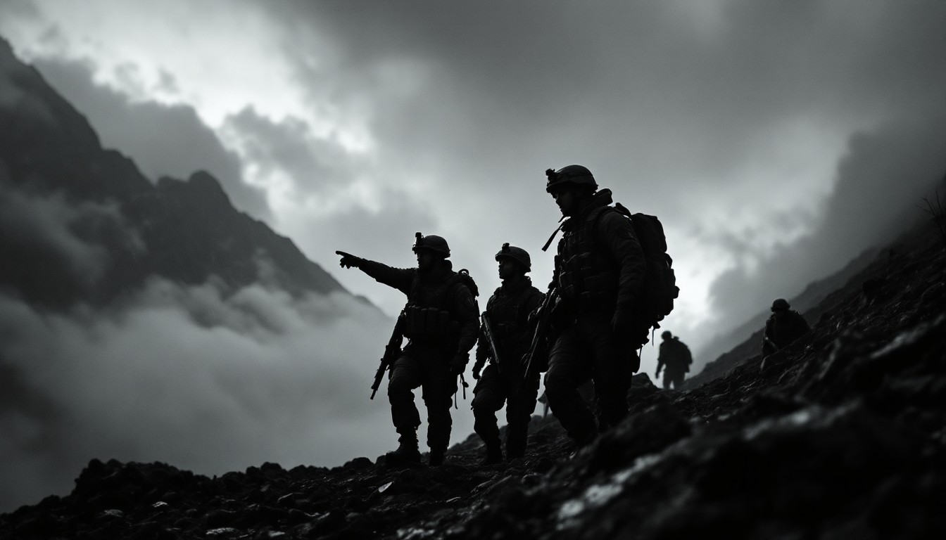 Free Soldiers Ascending Storm Photo - Soldiers, Military, Patrol ...