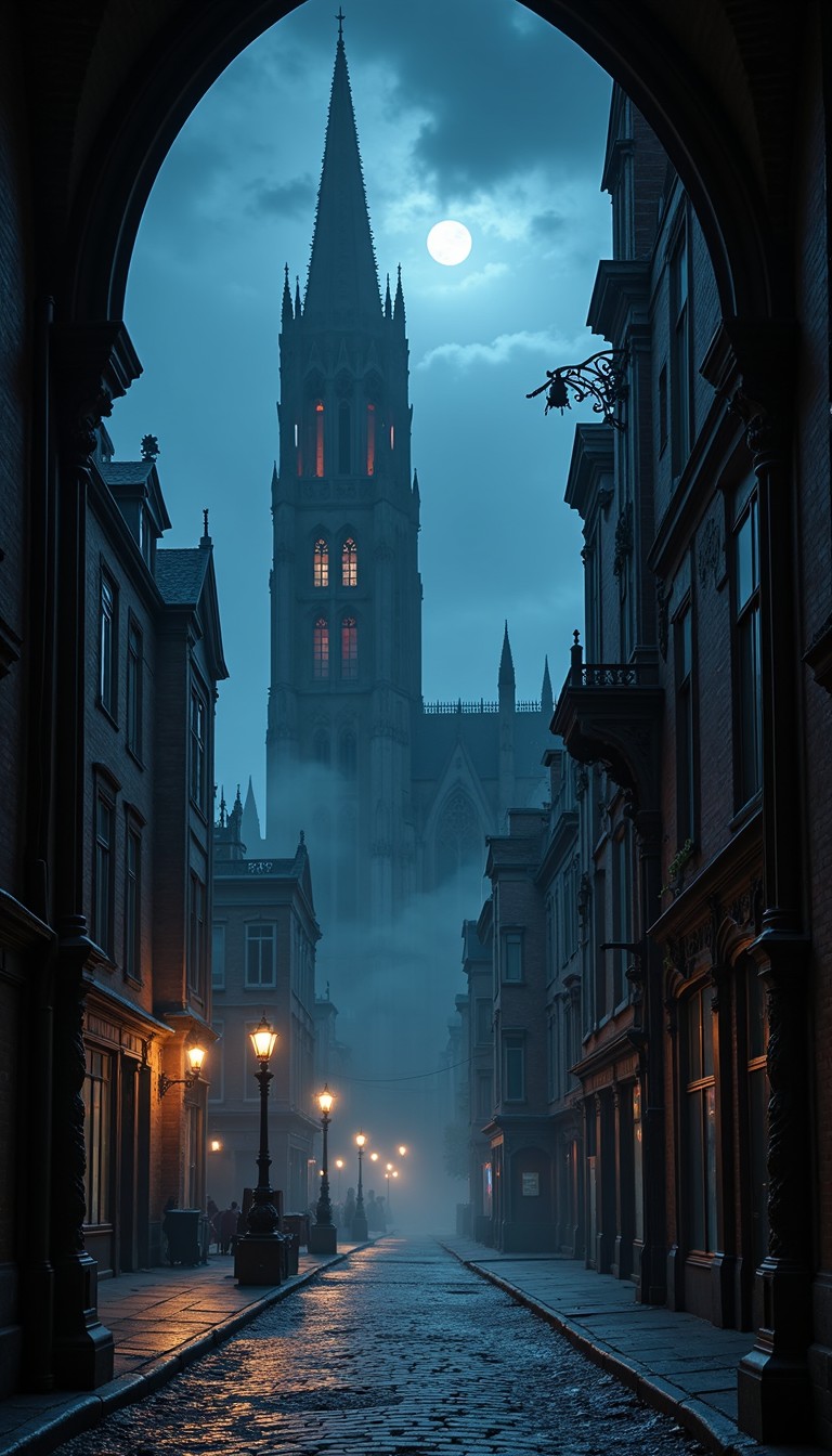 Free Midnight Cathedral Spires Photo - Gothic, Cathedral, Spires ...