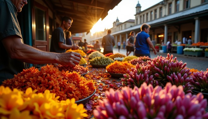Free Vibrant flower market Image | Download at StockCake