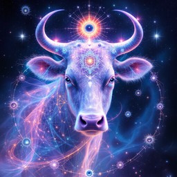Free Cosmic Bull Spirit Image - Mystical, Cosmic, Bull | Download at ...