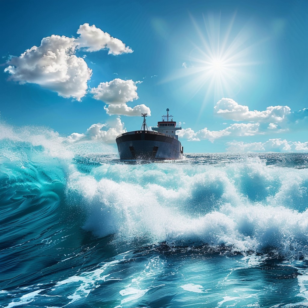 Ship Wave Free Ship Amid Waves Image - Ship, Ocean, Waves | Download at StockCake