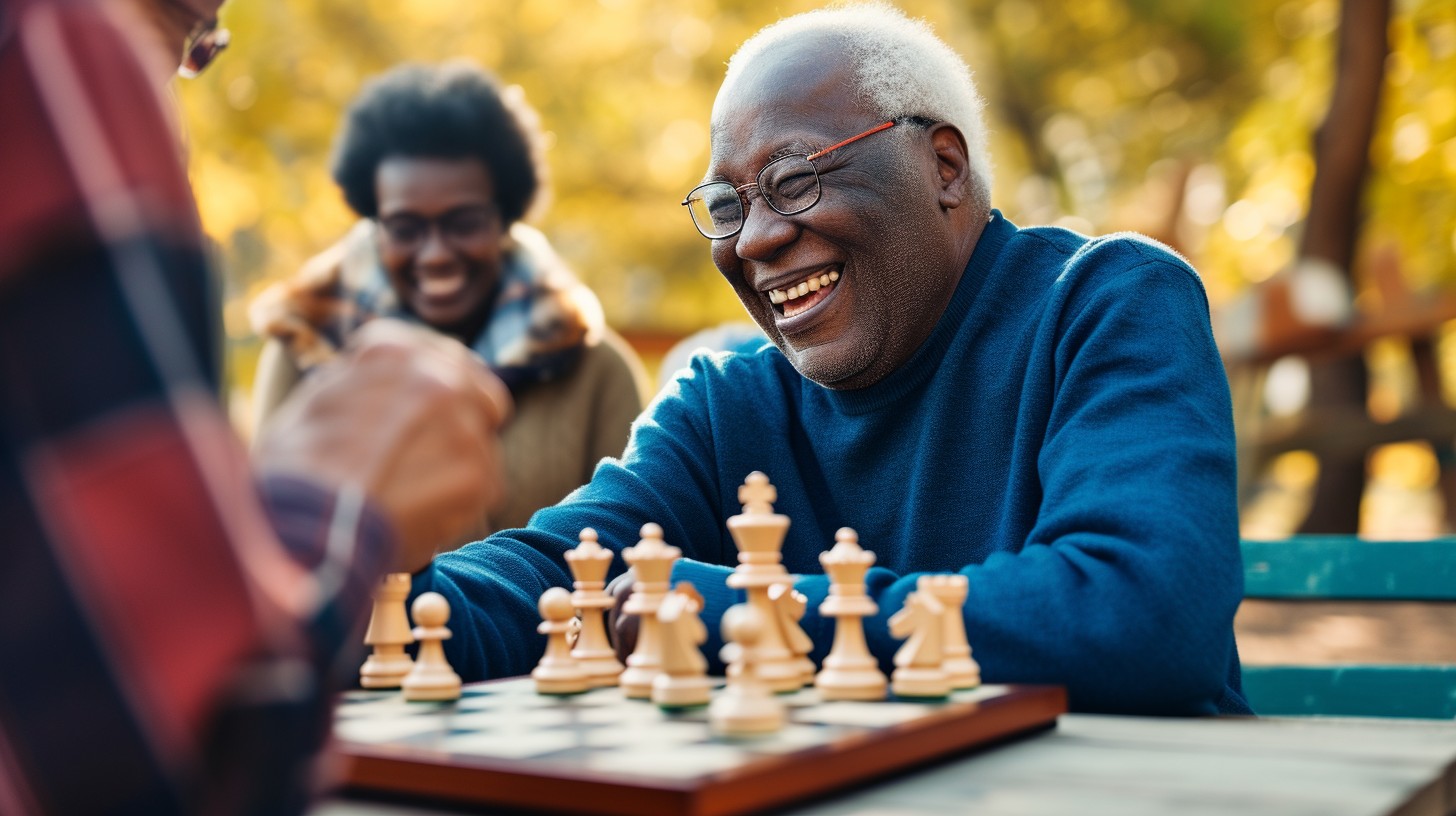 Free Joyful Chess Game Image - Laughter, Chess, Park | Download at ...