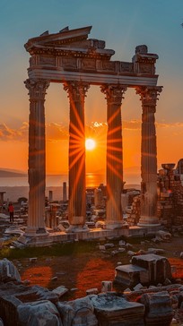 Free Sunset Ancient Ruins Image - Sunset, Ruins, History | Download at ...