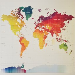 Download Colorful world map Image - World, Map, Colorful | StockCake