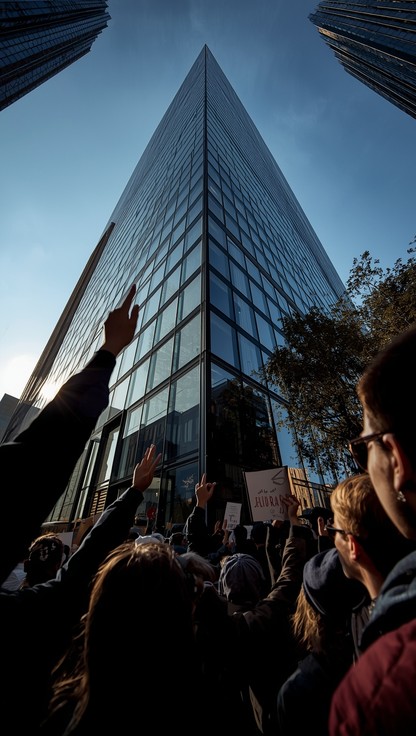 Free Protest Meets Skyscrapers Image - Protest, Skyscrapers, Urban ...