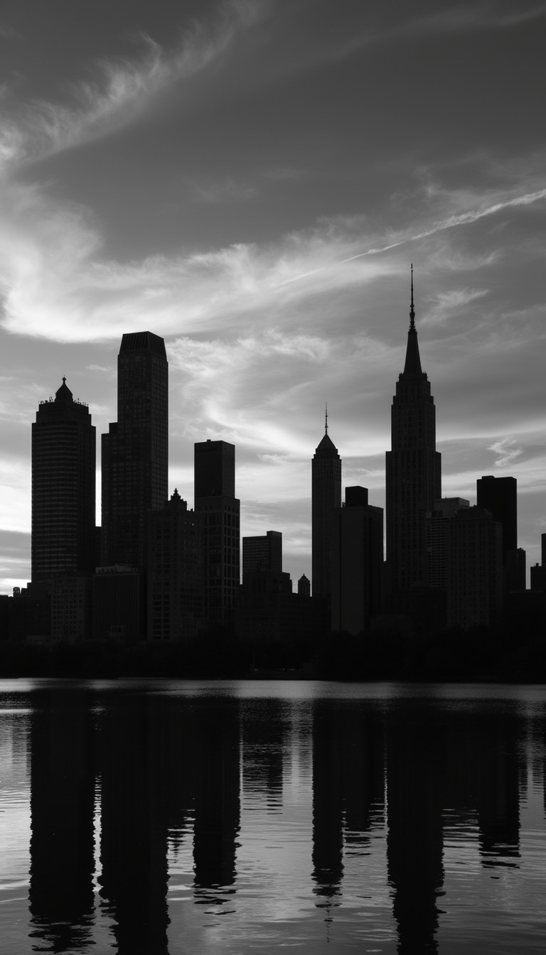 Free Skyline In Shadow Image - Skyline, Silhouette, Reflection ...