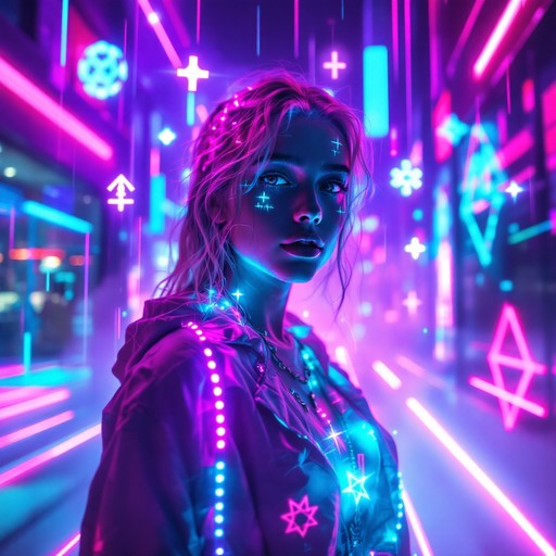 Free Neon Cyber Rapper Image - Cyberpunk, Neon, Purple | Download at ...