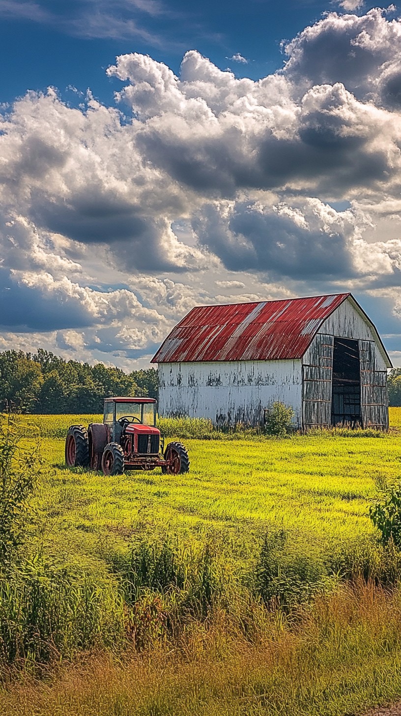 Rustric Farm Free Rustic Farm Charm Image - Farm, Barn, Tractor | Download at StockCake