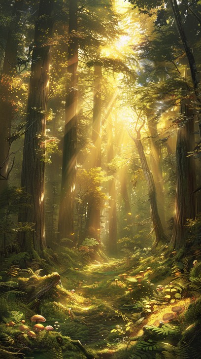 Free Enchanted Forest Path Image - Forest, Magical, Sunbeams | Download ...