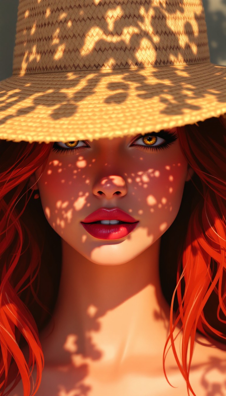Free Shadowed Redhead Mystery Image - Woman, Redhead, Portrait ...