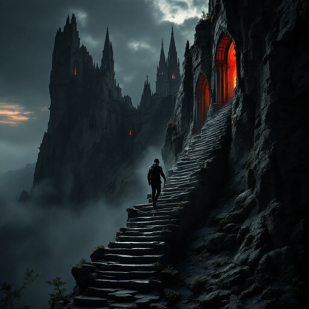 Free Ascending Gothic Mountain Image - Gothic, Cathedral, Mountain ...