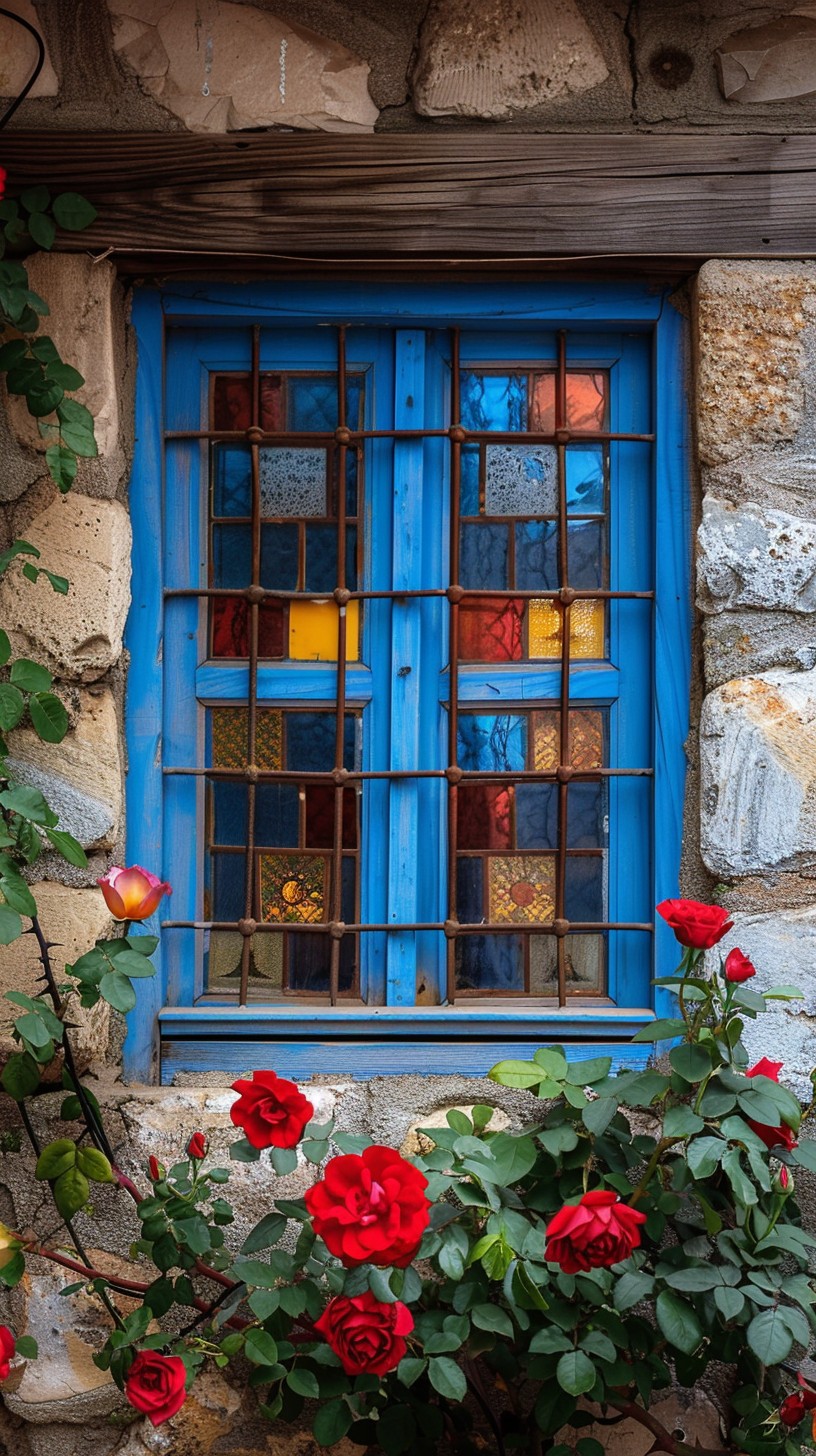 Free Vibrant blue window Image - Window, Blue, Stained-glass | Download ...