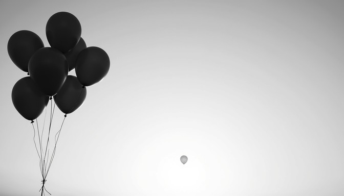 Free Freedom Takes Flight Image - Balloons, Monochromatic, Floating ...