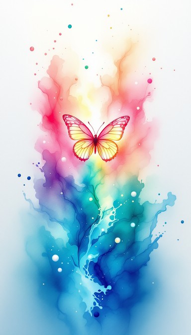 Free Colorful butterfly art Image - Art, Butterfly, Color | Download at ...