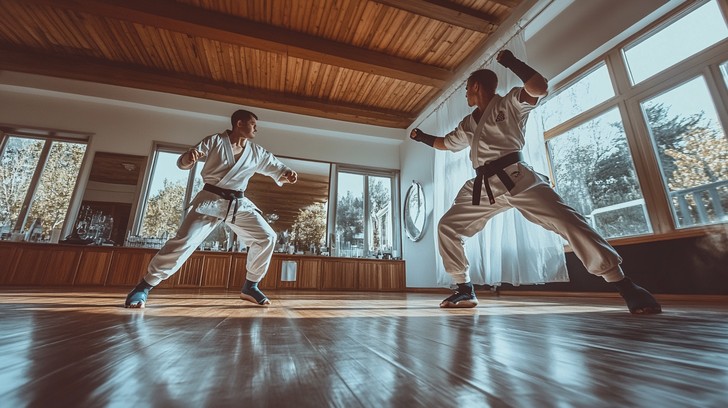 Training Node Dojo Free Joyful Karate Kid Image | Download at StockCake