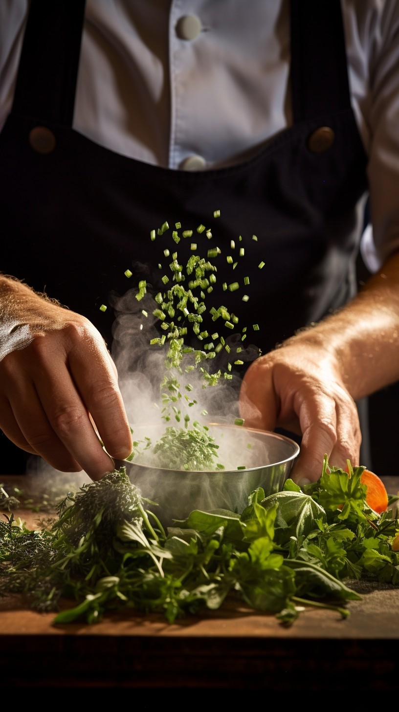 Free Chef Prepares Herbs Image - Chef, Cooking, Herbs | Download at ...