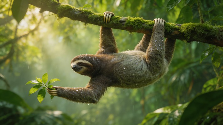 Sloth Sloth Free Rainforest Sloth Sanctuary Image - Sloth, Toucan, Rainforest ...