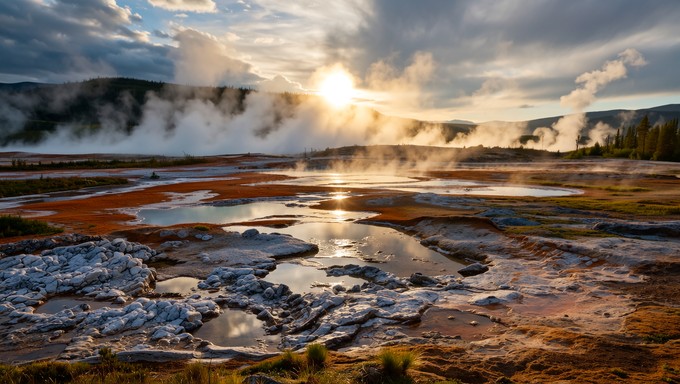 Free Steaming Geothermal Wonder Image - Geothermal, Landscape, Thermal ...