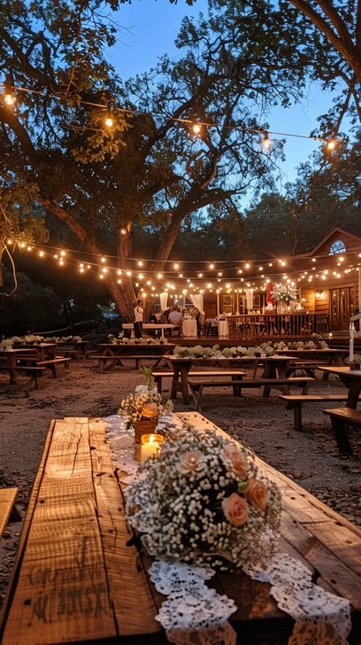 Free Enchanted Evening Setting Image - Evening, Event, String Lights ...