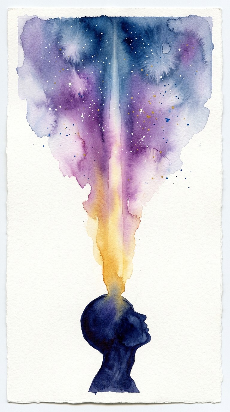 Free Cosmic Mind Awakening Image - Watercolor, Spiritual, Enlightenment ...