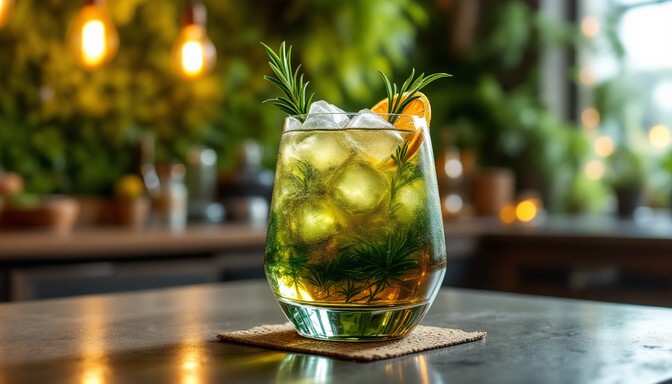 Free Green Botanical Cocktail Image - Beverage, Drink, Green | Download ...