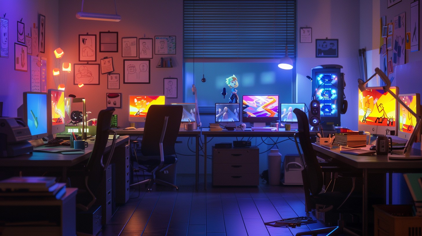 Free Creative Workspace Glow Image - Workspace, Creative, Technology ...