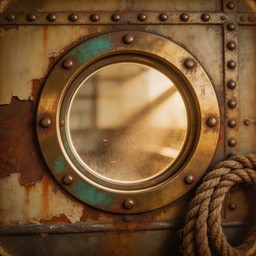 Free Vintage Maritime Porthole Image - Porthole, Maritime, Nautical ...