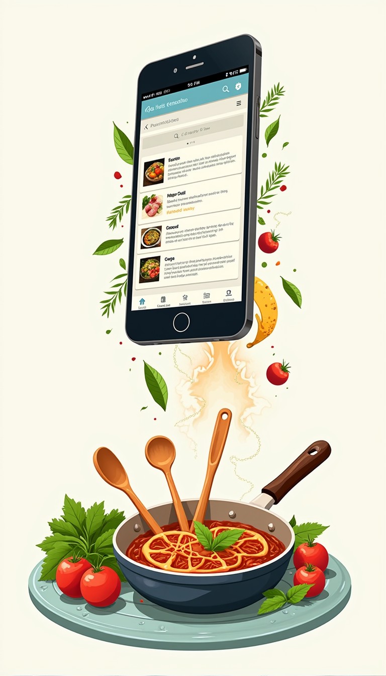 Free Digital to Delicious Image - Smartphone, Recipe, Cooking ...