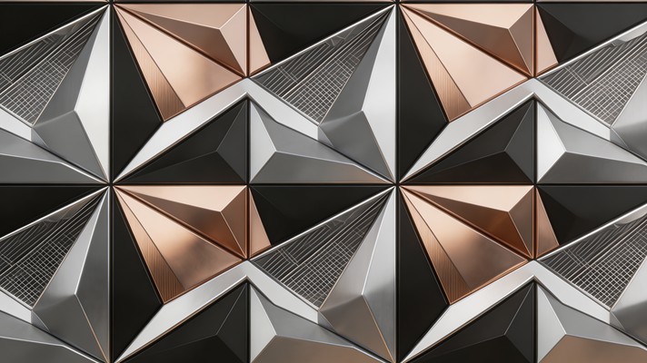 Free Geometric Metallic Pattern Image - Geometric, Pattern, Metallic ...