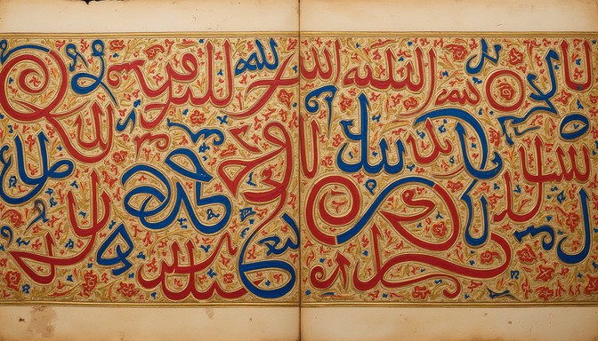Medieval Calligraphy Pattern Free Medieval illuminated calligraphy Image - Manuscript, Medieval ...